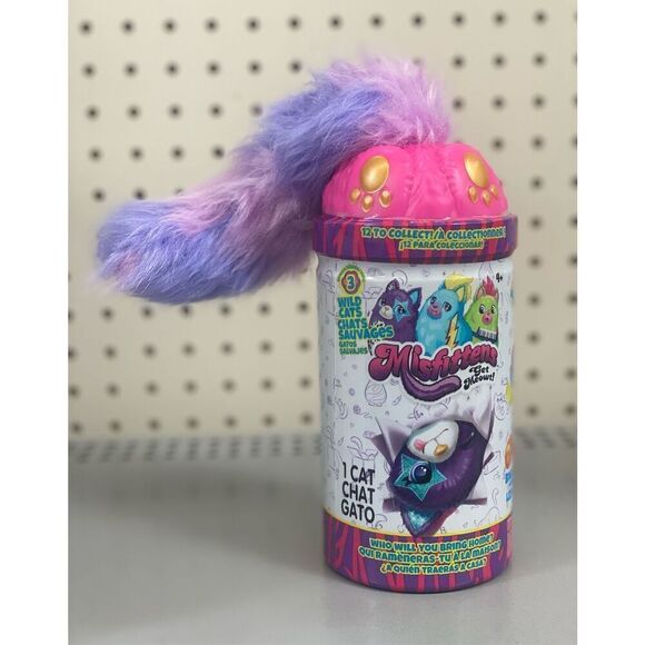 Misfittens Cat Plush Wild Cats Series 3 Purple Tail - Picture 1 of 4